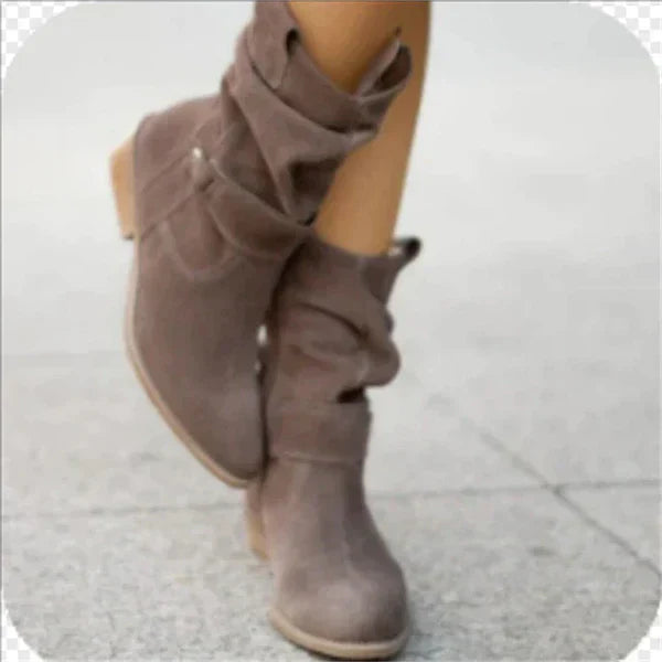 ModeGeist | Lässige Stiefel mit Niedrigem Absatz