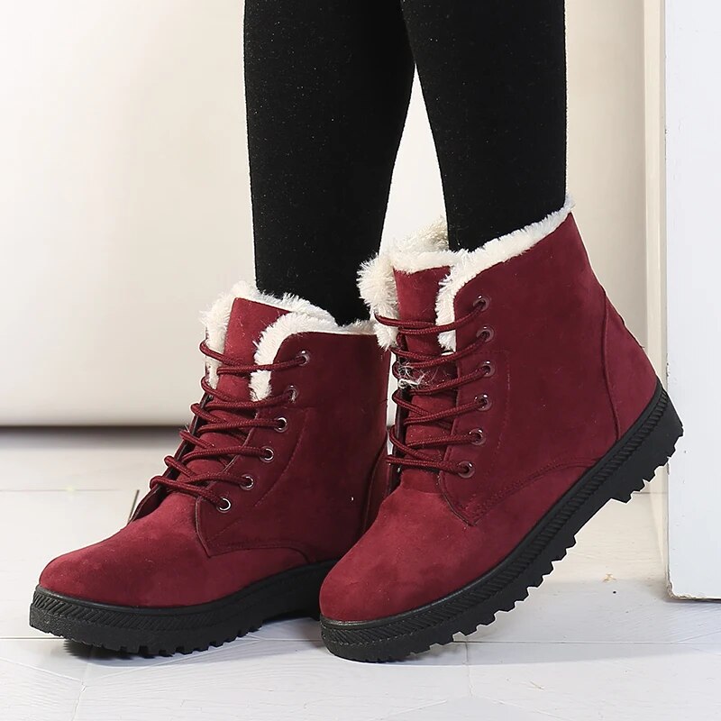 ModeGeist | Damen Winter Schnee Kurz Stiefeletten