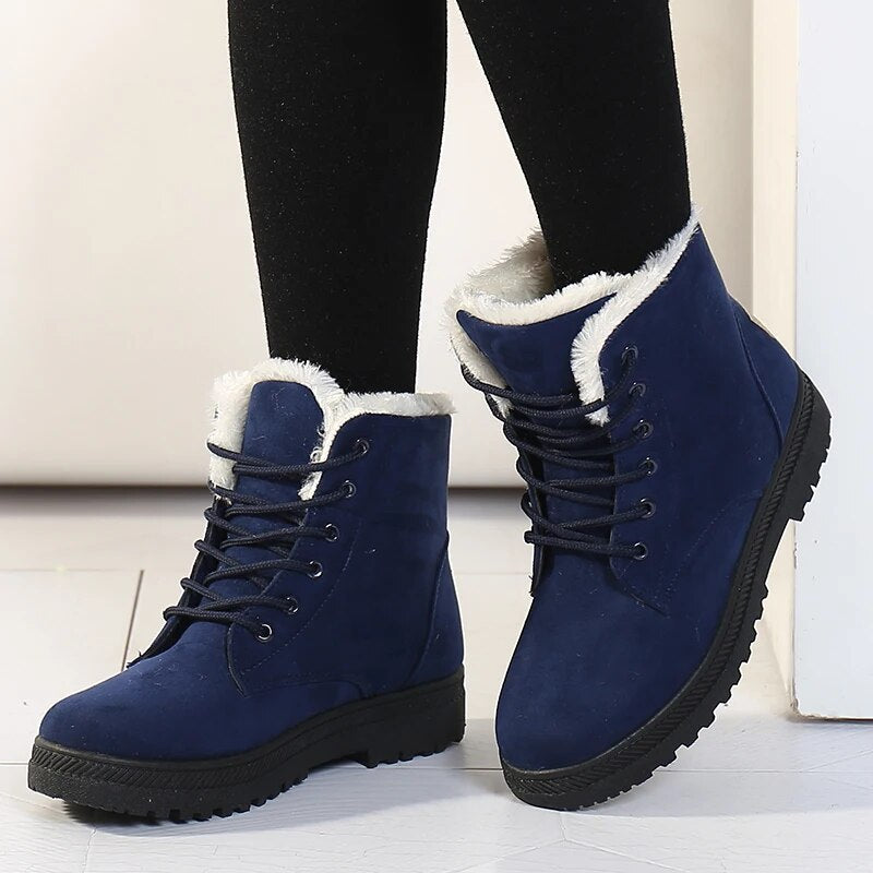 ModeGeist | Damen Winter Schnee Kurz Stiefeletten