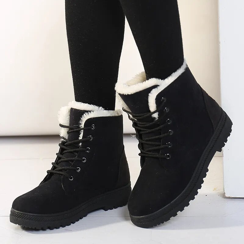 ModeGeist | Damen Winter Schnee Kurz Stiefeletten