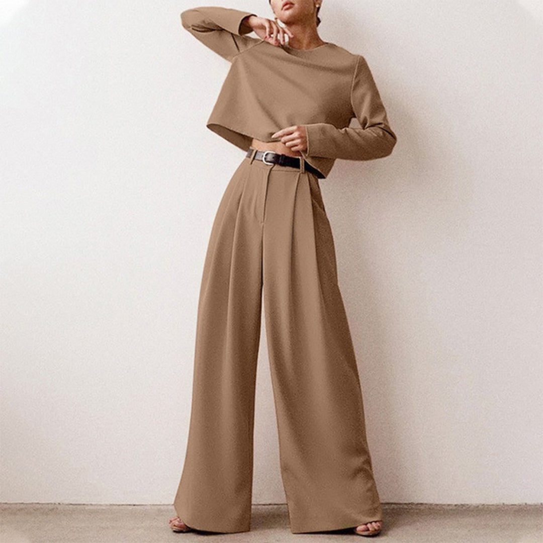 ModeGeist | Bequemes Damen Satz mit Eleganter Struktur