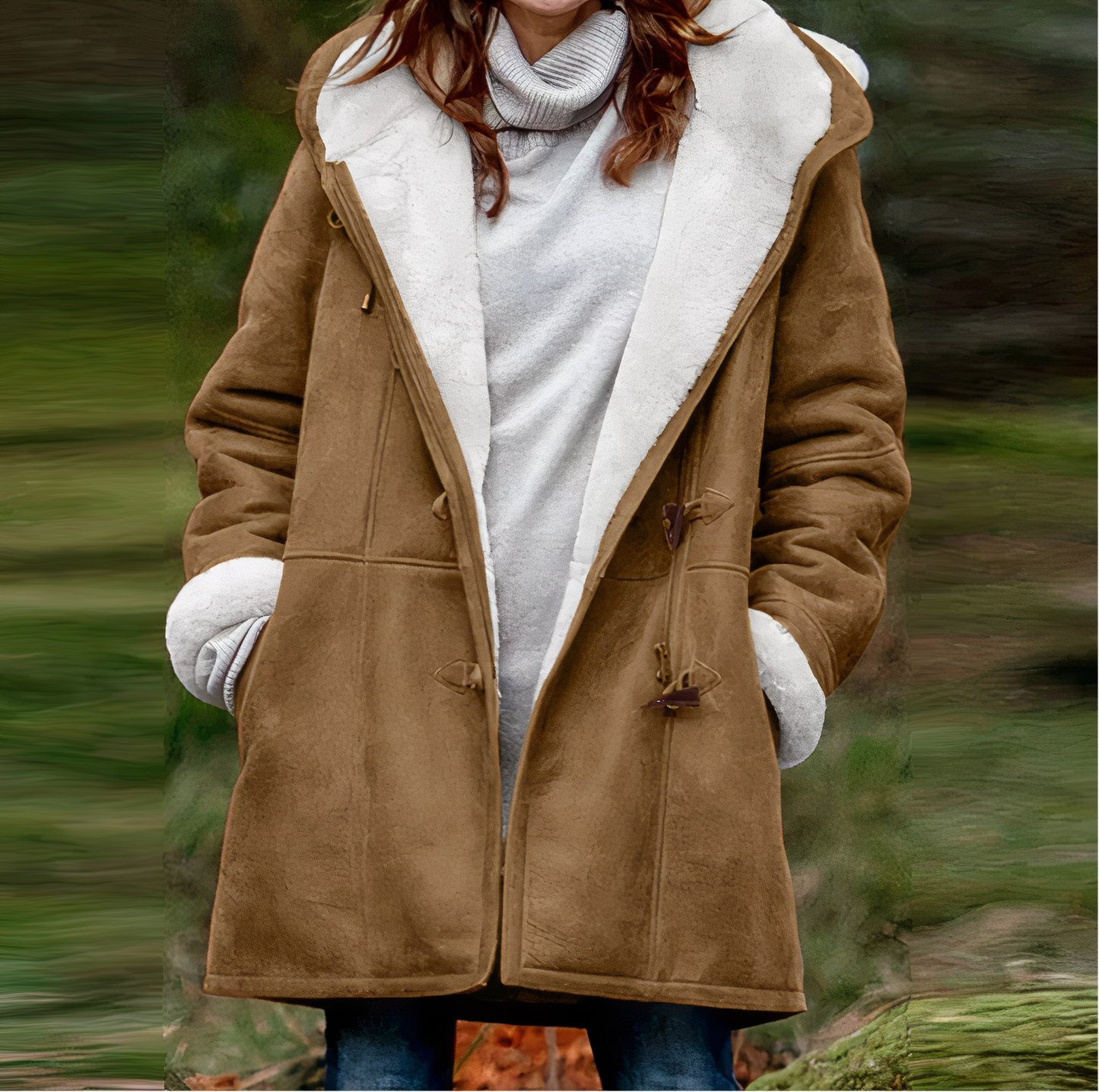 ModeGeist | Winter mit strukturierter Verarbeitung für Damen Ideal für die kalte Saison