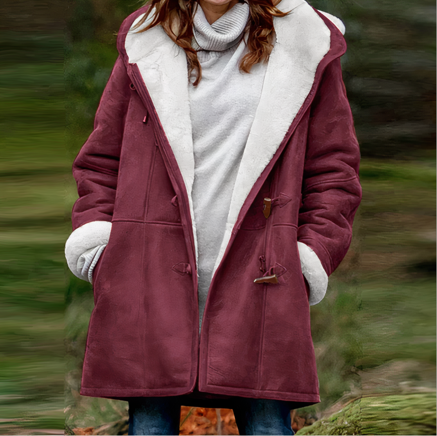 ModeGeist | Winter mit strukturierter Verarbeitung für Damen Ideal für die kalte Saison
