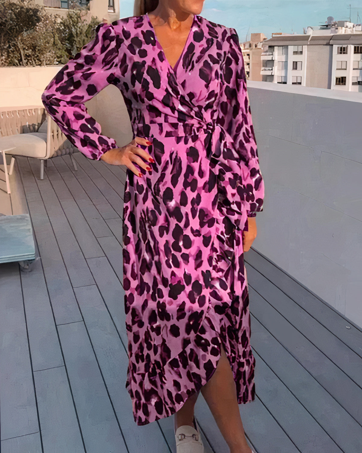 Wilda Leopardenkleid
