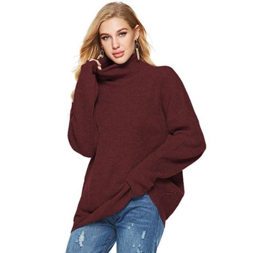 ModeGeist | Rollkragenpullover Weicher Strick Lässiger Komfort