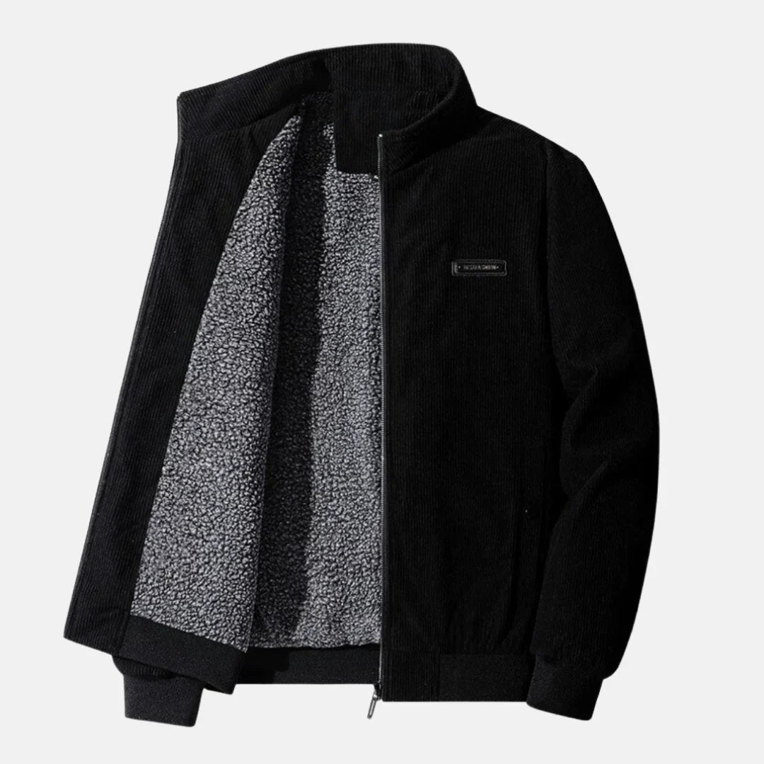 ModeGeist | Retro Cordura-Jacke für Männer | Lässig & vielseitig