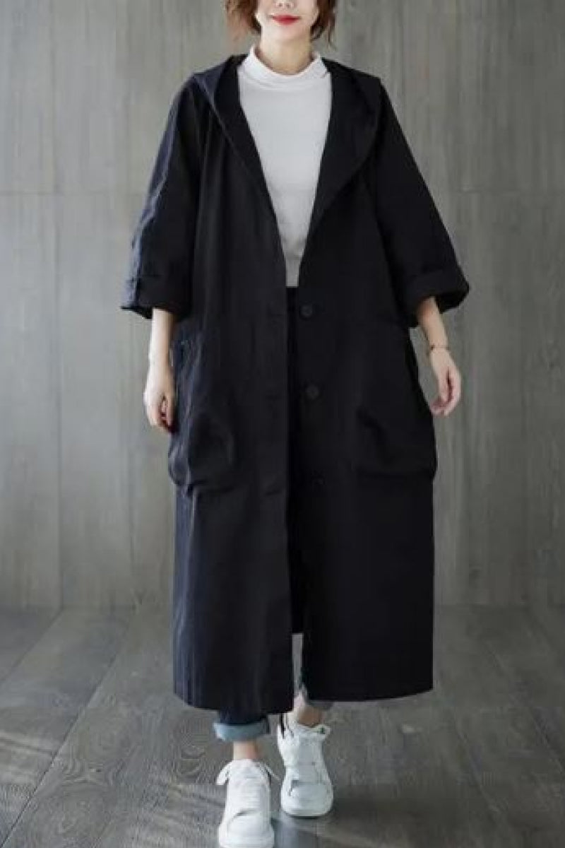 ModeGeist | Oversize-Windjacke in Burgunderrot