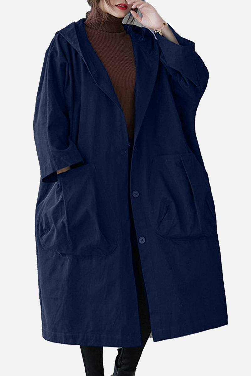 ModeGeist | Oversize-Windjacke in Burgunderrot