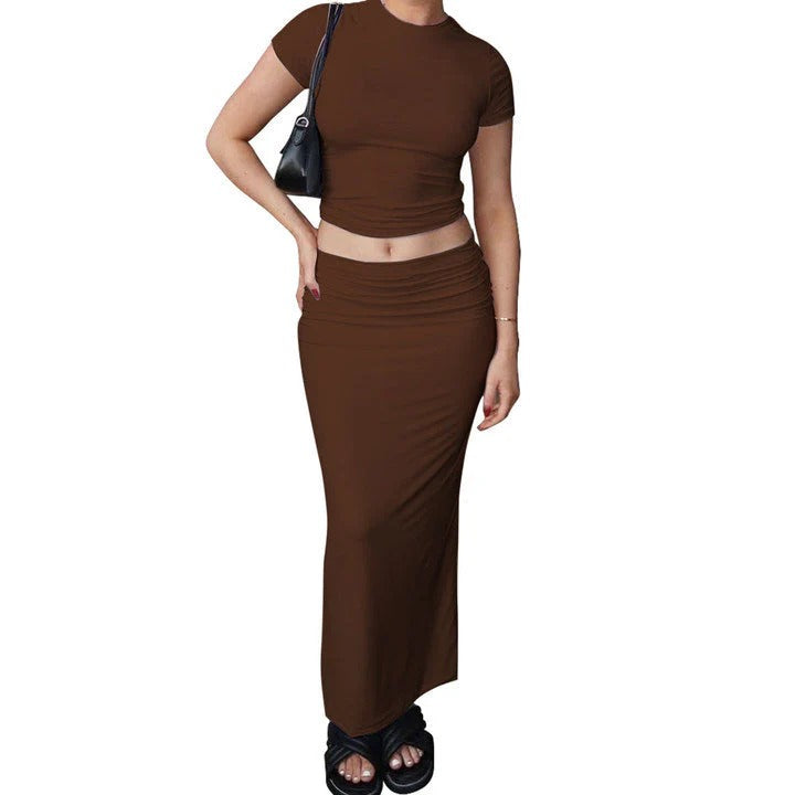 Liz - Sexy, stylisches Sommer-Outfit: Top und Rock für Damen