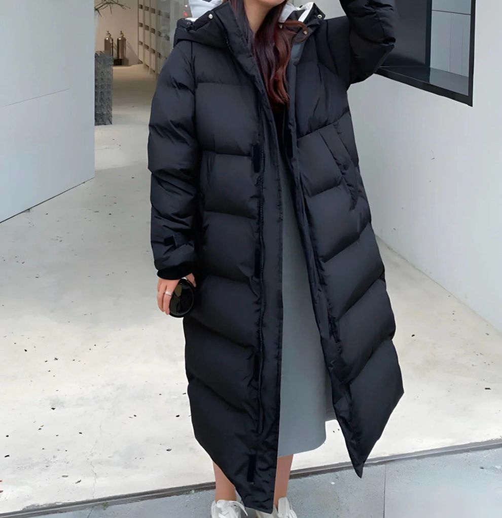 ModeGeist | Wasserdichte Lange Pufferjacke