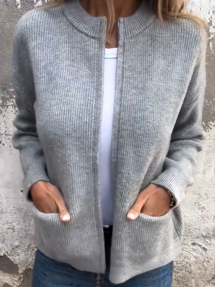 ModeGeist | Bequemes Damen Sweatshirt mit Taschen