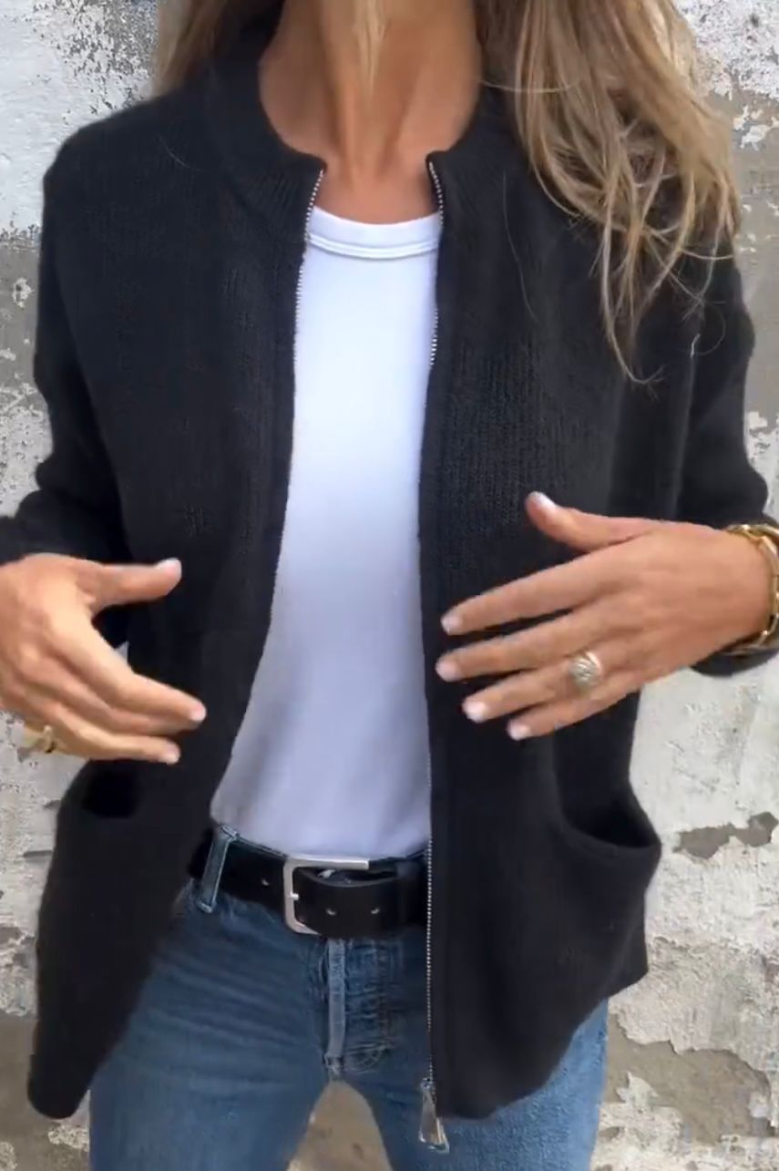 ModeGeist | Bequemes Damen Sweatshirt mit Taschen