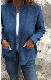 ModeGeist | Bequemes Damen Sweatshirt mit Taschen