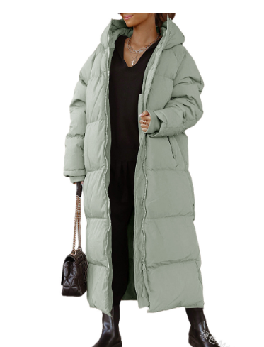 ModeGeist | Stilvoller langer Damen Daunenjacke