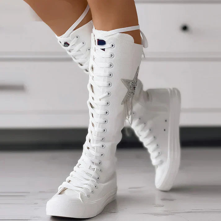 ModeGeist | Schnürstiefel mit Quasten