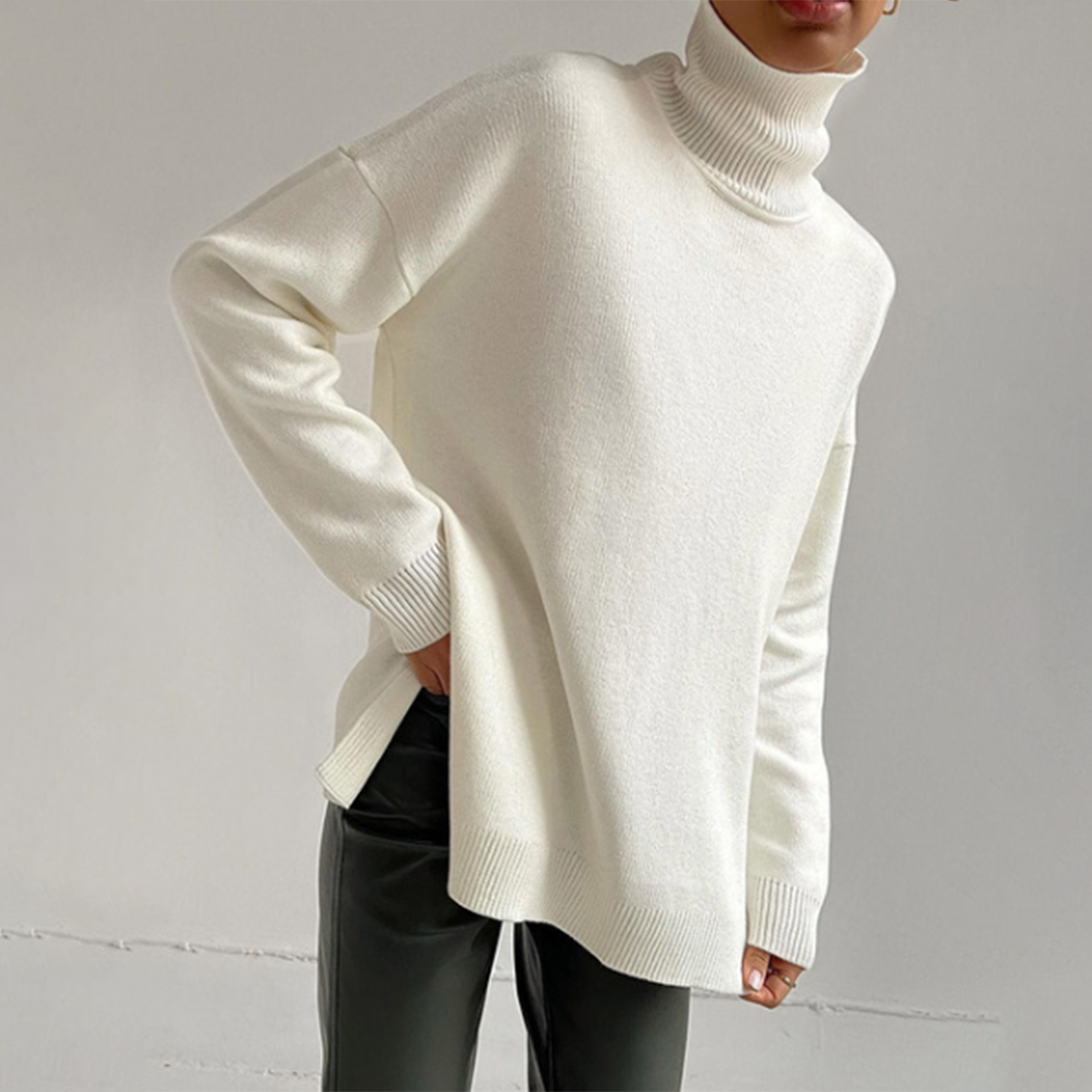 ModeGeist | Hochkragenpullover mit Langen Ärmeln