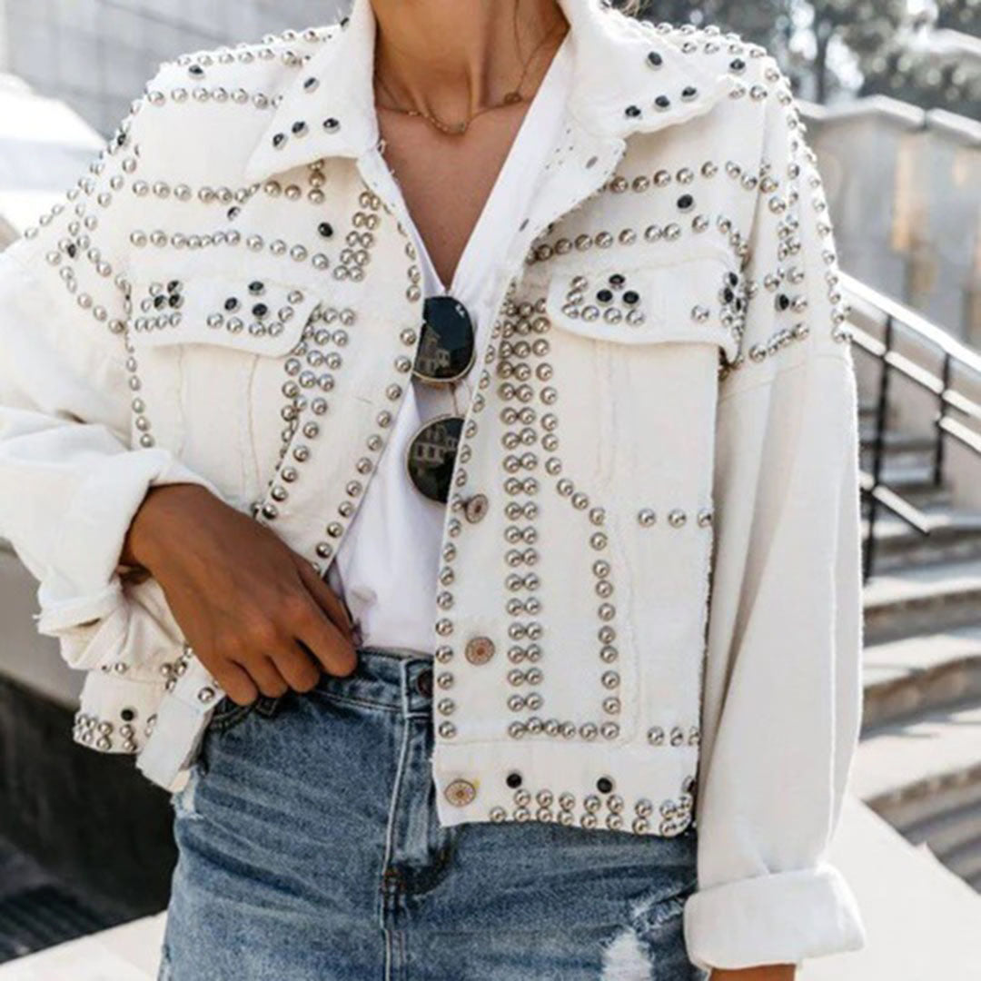 ModeGeist | Herbstjacke mit Nieten