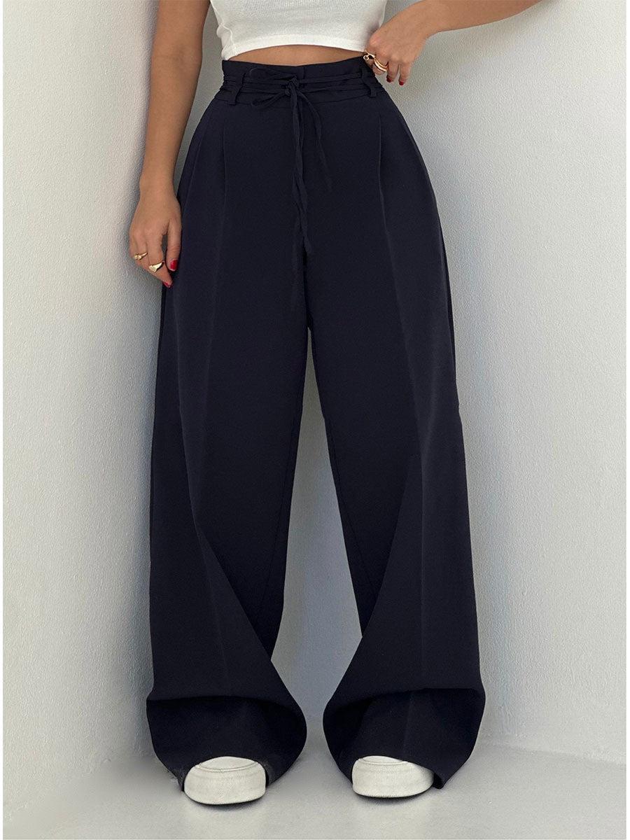 ModeGeist | Damenhose mit Hohem Bund und Weitem Bein