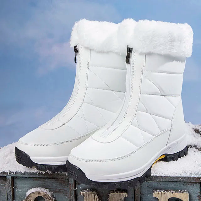 ModeGeist | Reißverschluss Rutschfeste Baumwollstiefel