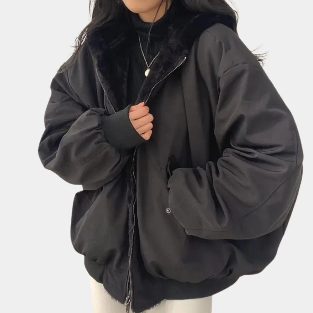 ModeGeist | In-1 Damen Wintermantel mit Kapuze Vielseitige Wärme und Stil für kaltes Wetter