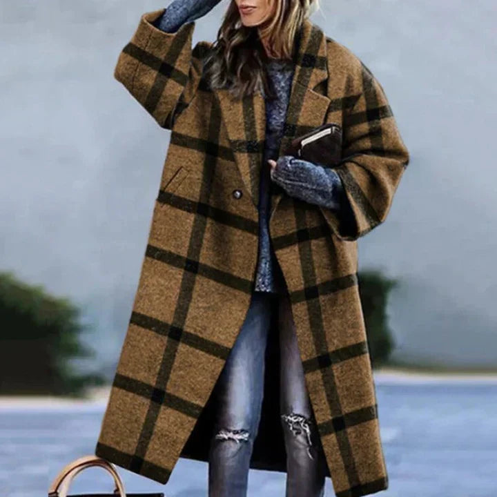 ModeGeist | Oversized Lang Damenmantel Wintermantel