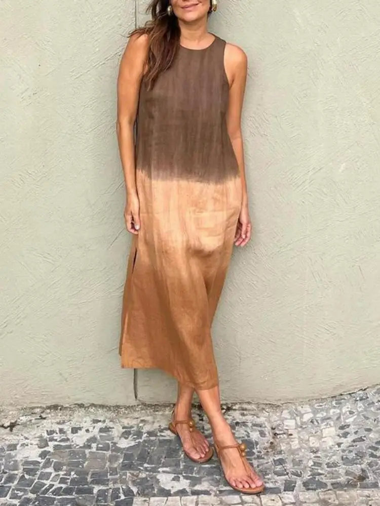 Baumwoll-Leinen Kleid Lucile®