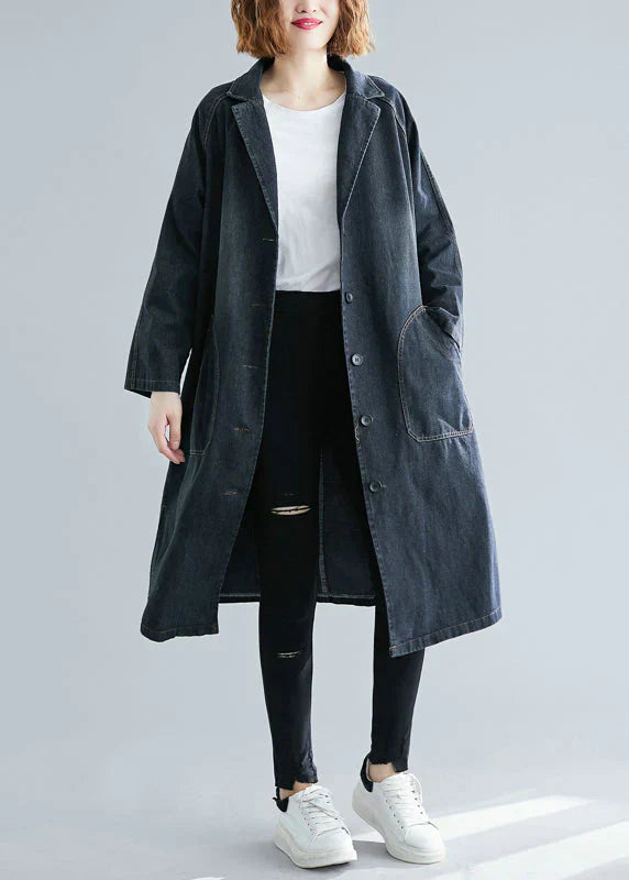 ModeGeist | Denim Trenchcoat