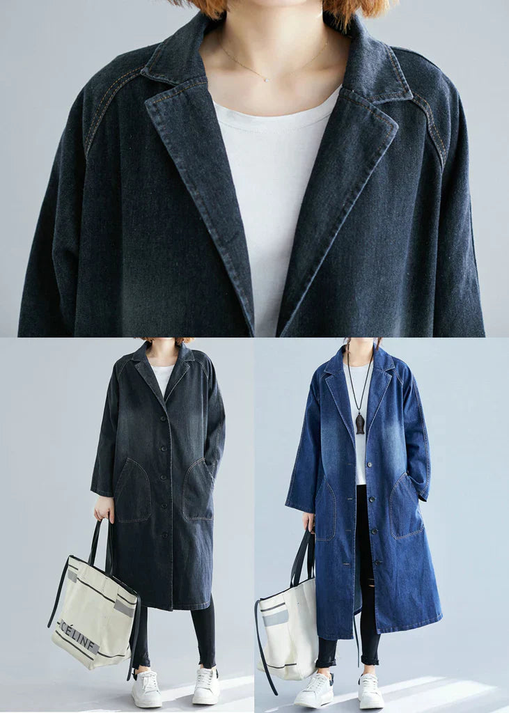 ModeGeist | Denim Trenchcoat