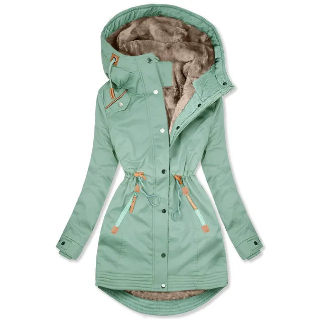 ModeGeist | Wetterfeste Damen-Parka-Jacke