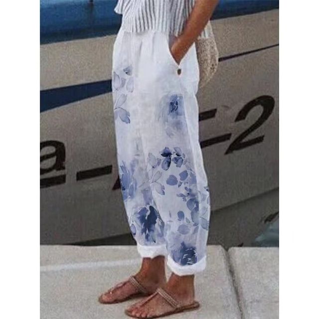 LARA Hose: Blumenmuster