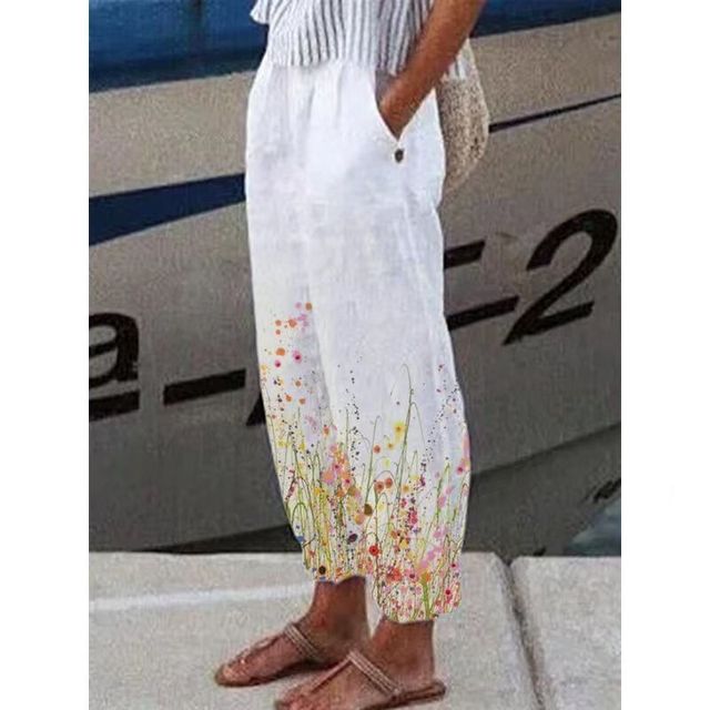LARA Hose: Blumenmuster