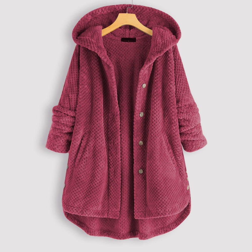 ModeGeist | Winter Reversible Fleece Kapuzenjacke