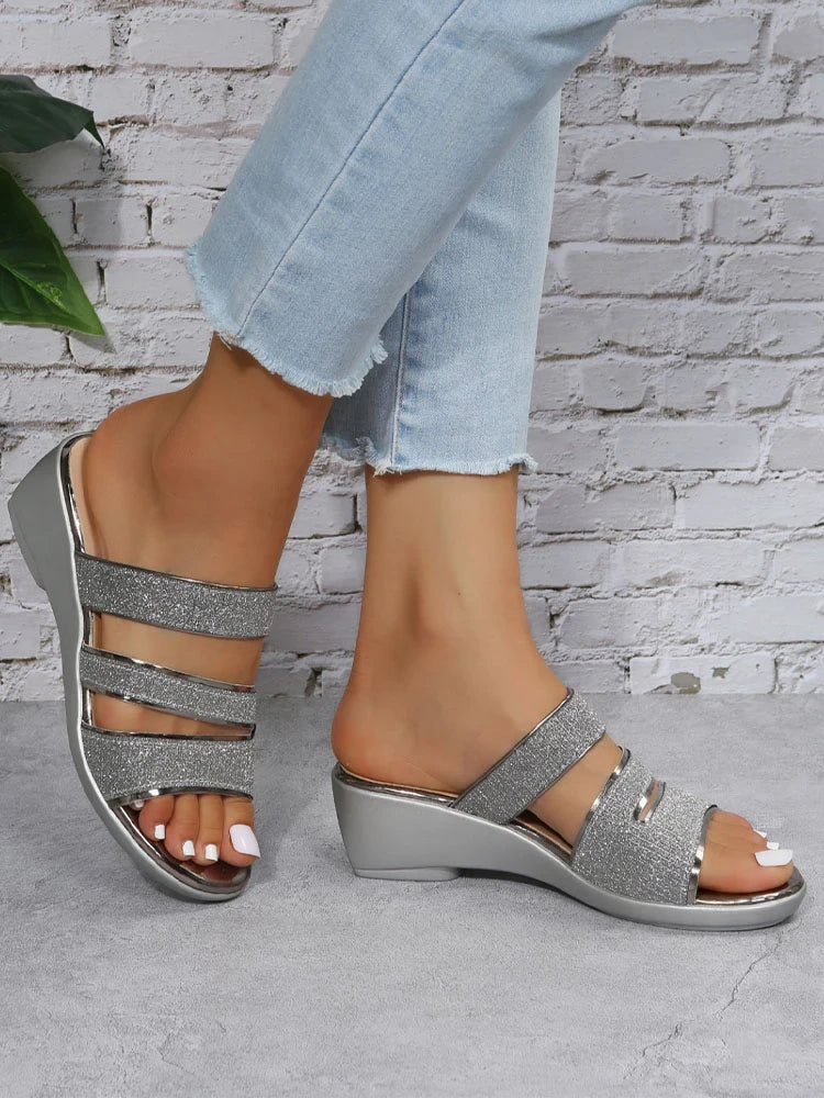 CORA Orthopädische Sandalen mit Keil