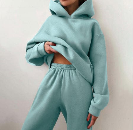 Fudus Damen Kapuzenpullover-Set für die Freizeit
