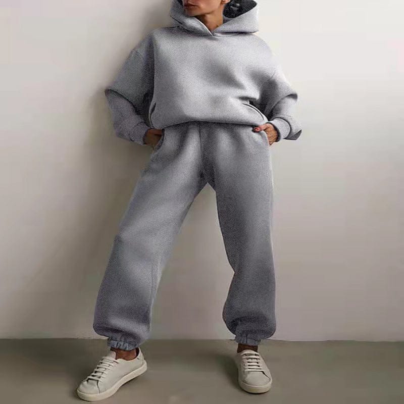 Fudus Damen Kapuzenpullover-Set für die Freizeit