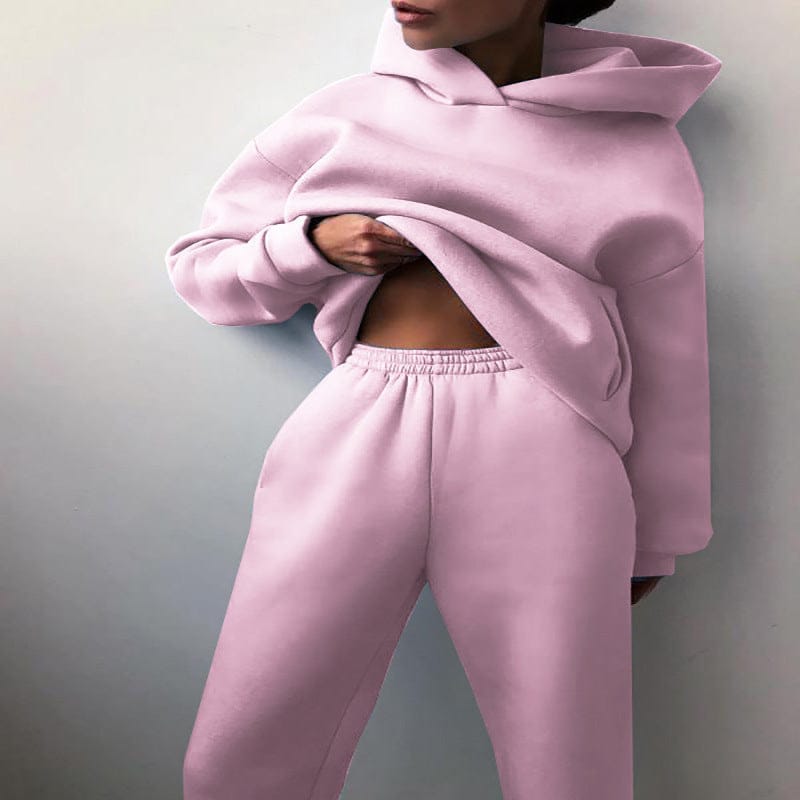 Fudus Damen Kapuzenpullover-Set für die Freizeit