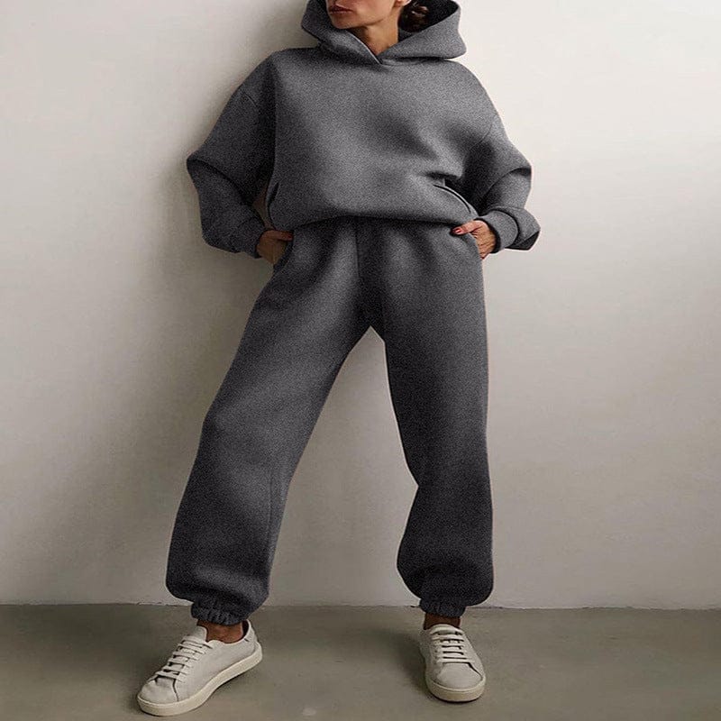 Fudus Damen Kapuzenpullover-Set für die Freizeit