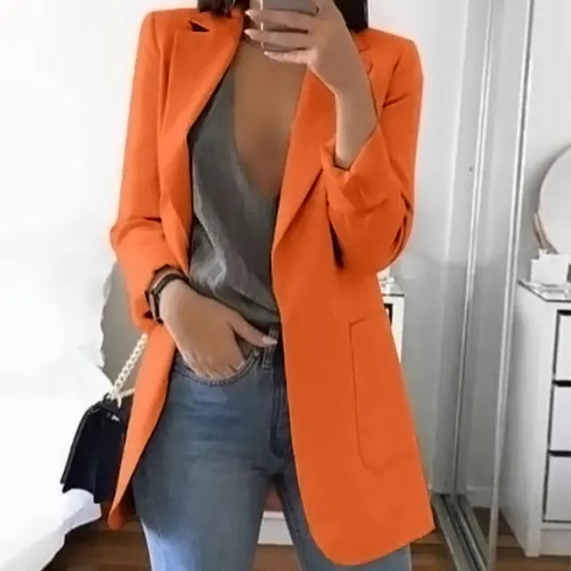 Clara: Comfortable Long Blazer