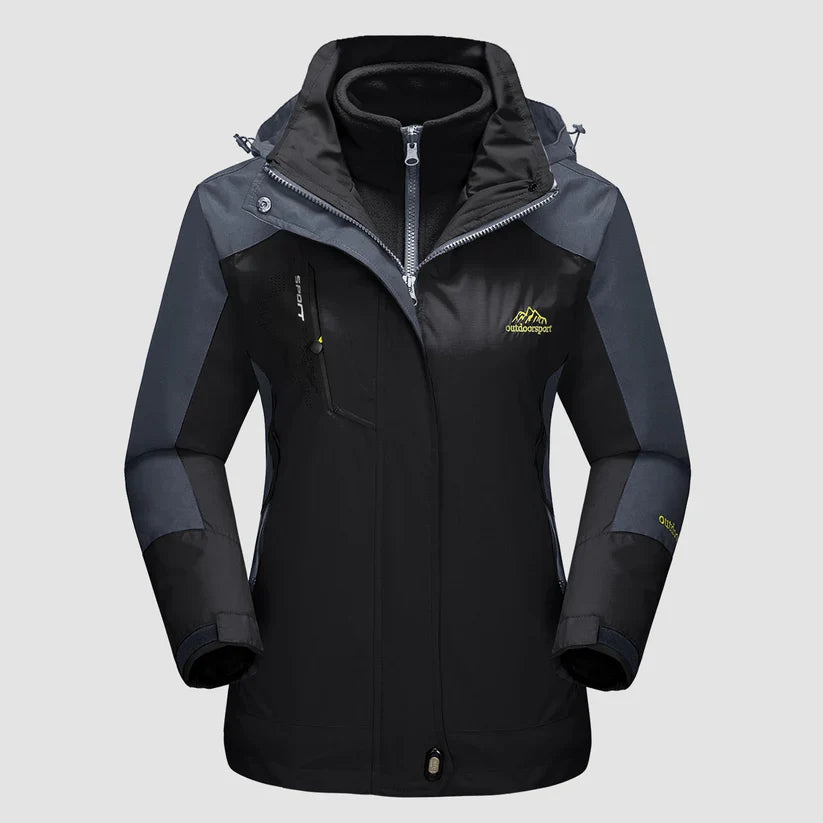 MILLICENT: Wasserdichte Jacke mit 3 Funktionen