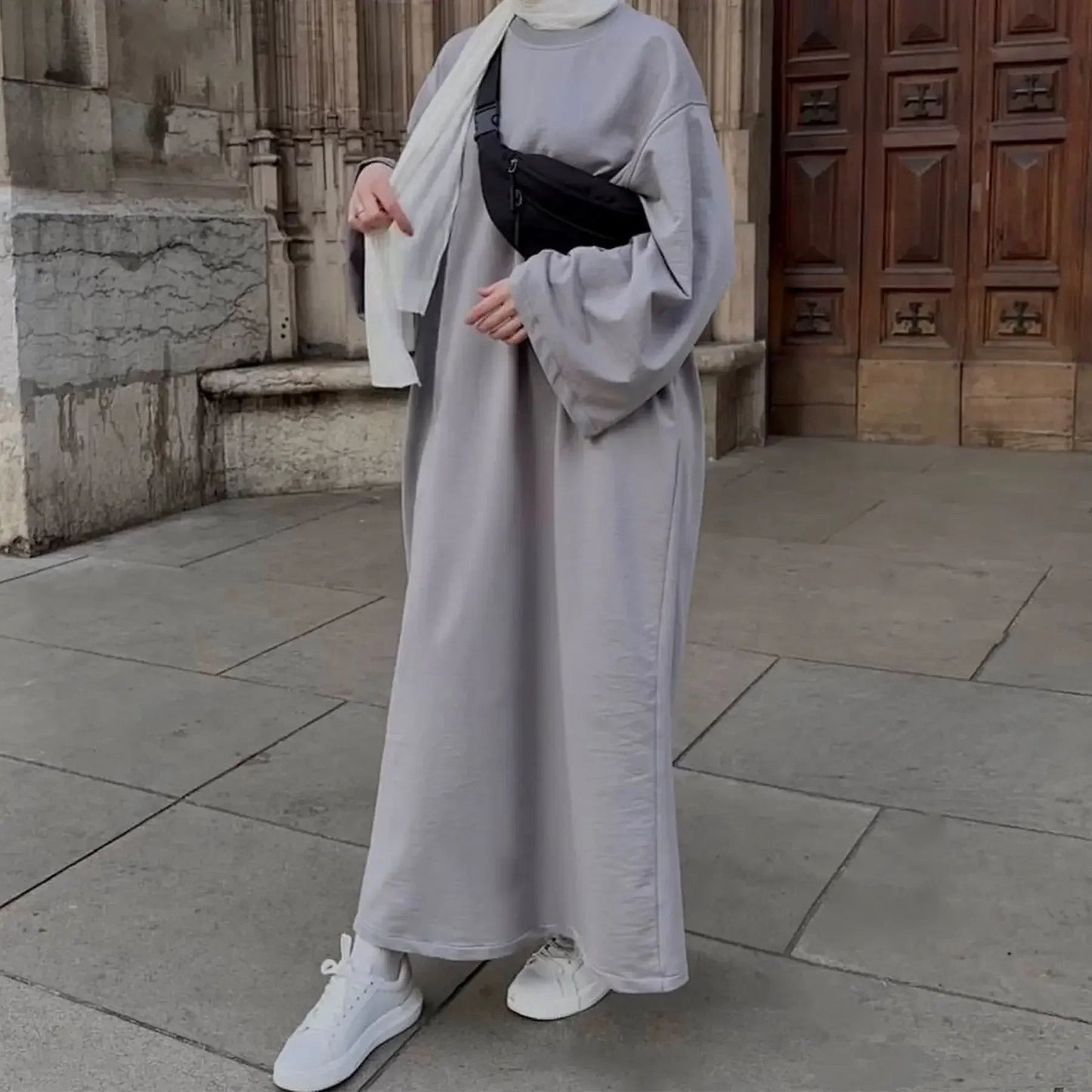 MODEGEIST Damen Pullover Abaya für entspannten Alltag