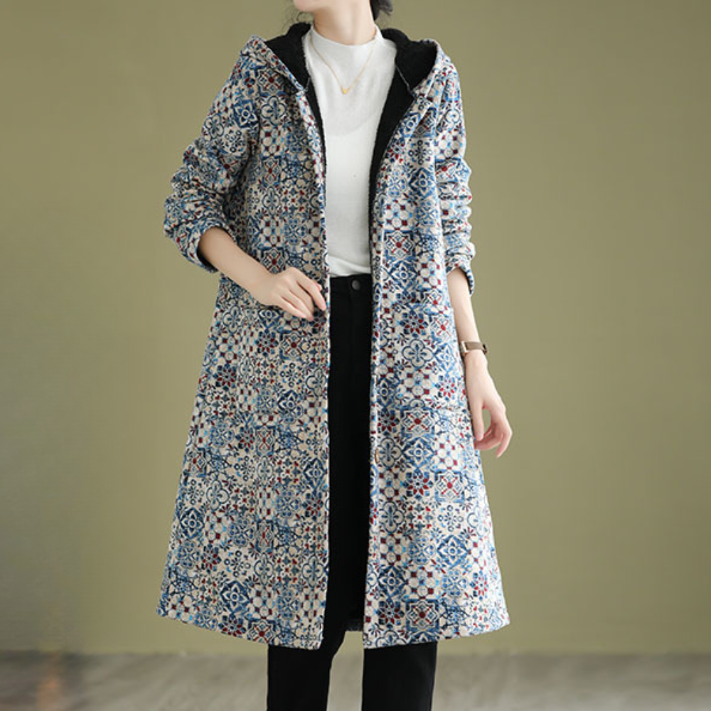 ModeGeist | Elegante Winterjacke mit Kapuze für Damen