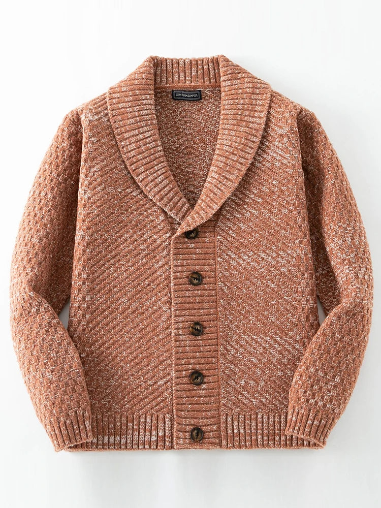 Retro-Strickpullover für Herren mit besonderem Detail