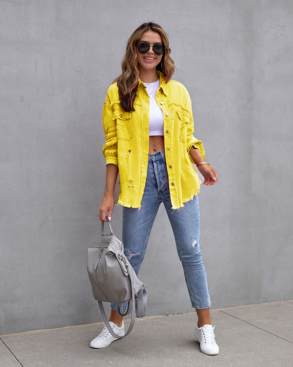 ModeGeist | Zerrissene Jeansjacke