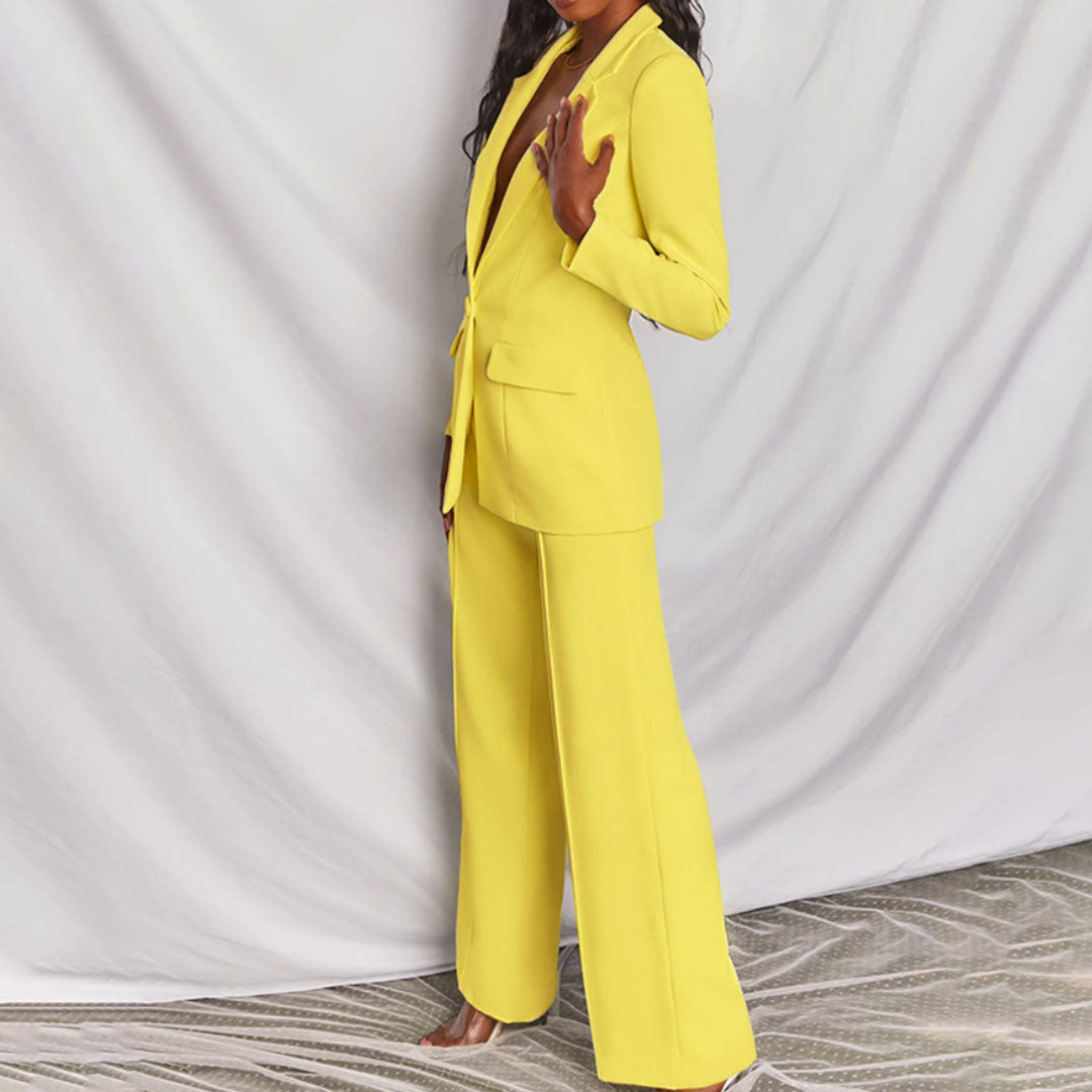 ModeGeist | Blazer und Hosen Set für Frauen