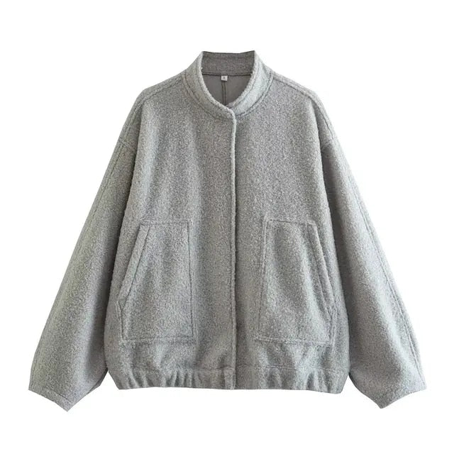 ModeGeist | Sportliche Bomber Jacke Damen