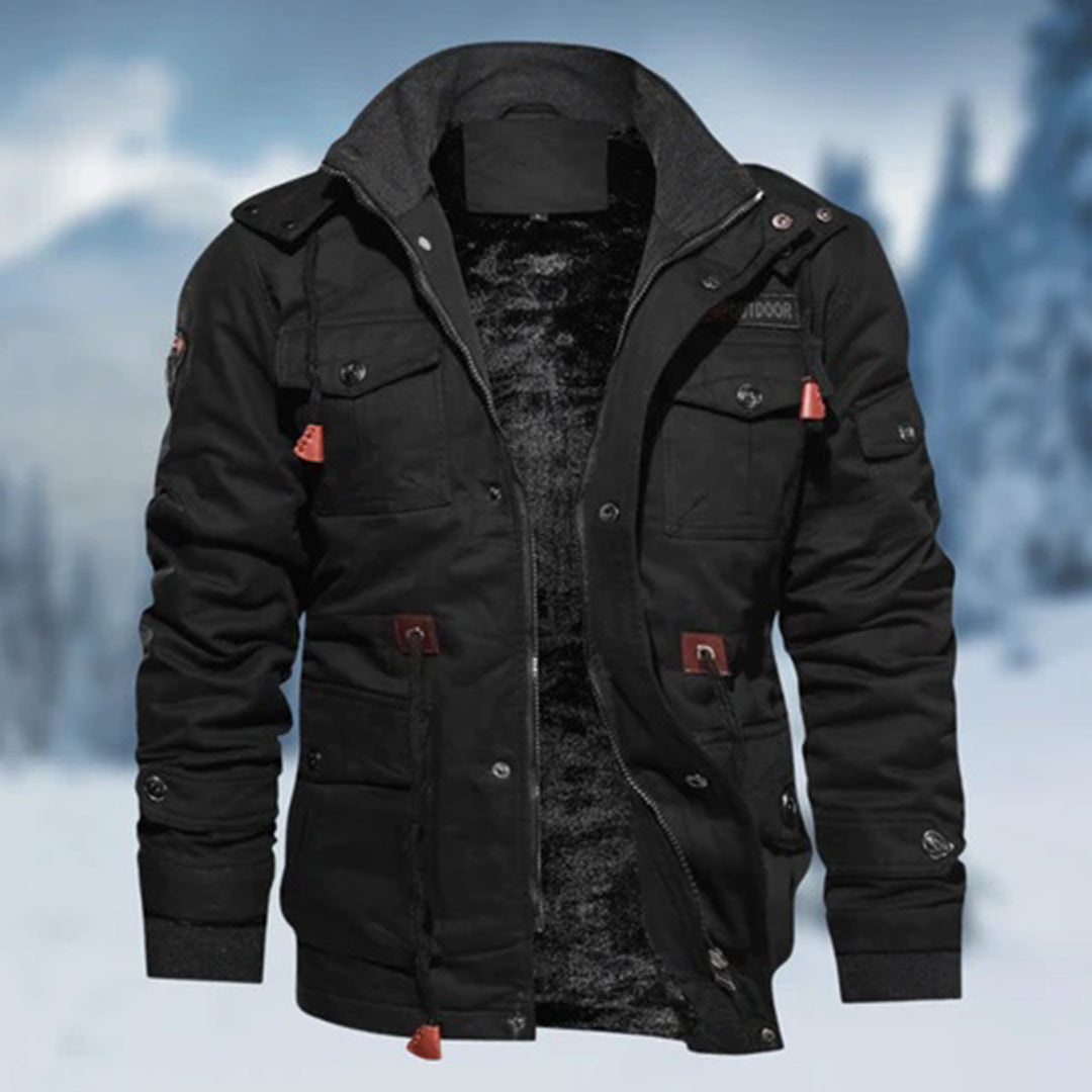ModeGeist | Lässige Knöpfbare Kapuzenjacke für Frauen Perfekt für Herbst Winter