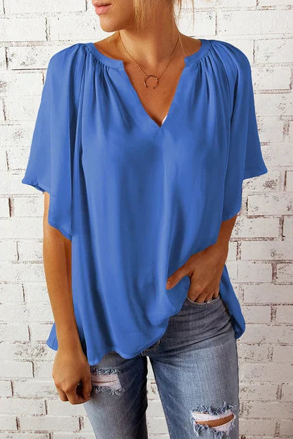 Elses V-Neck Lockeres Oberteil