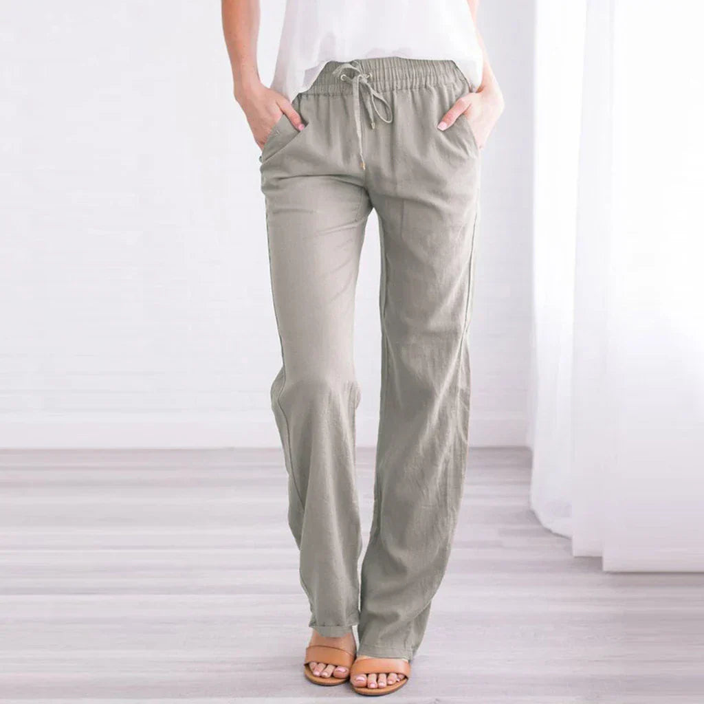 LUCIANA Weite Hose mit Kordelzug