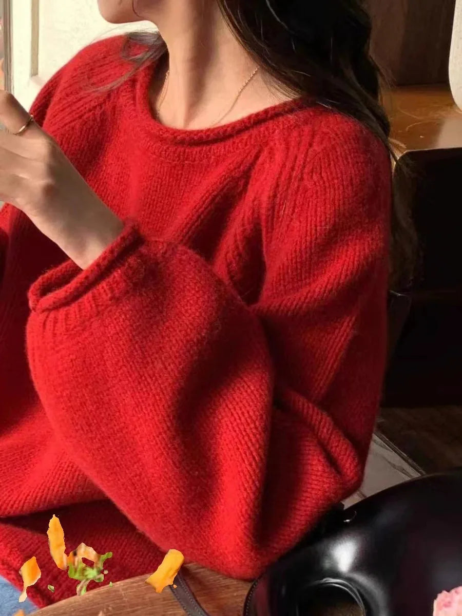 ModeGeist | Übergroßer Strickpullover für lässigen Komfort