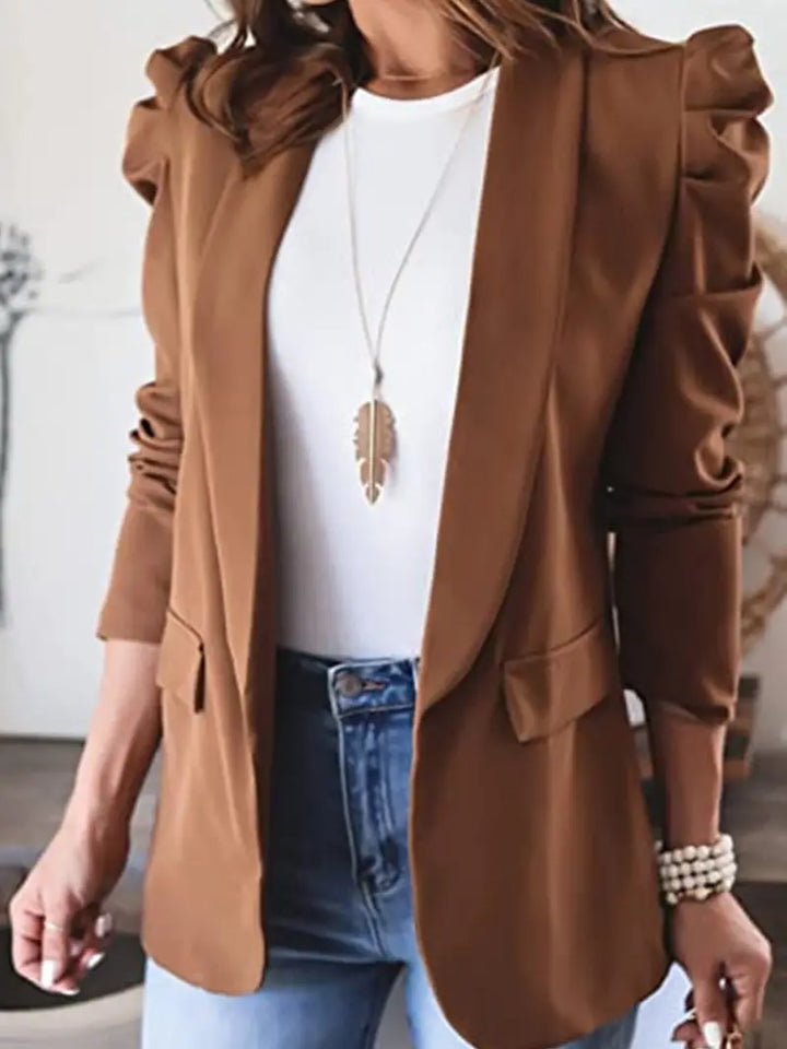 Elegante einfarbige Damenblazer